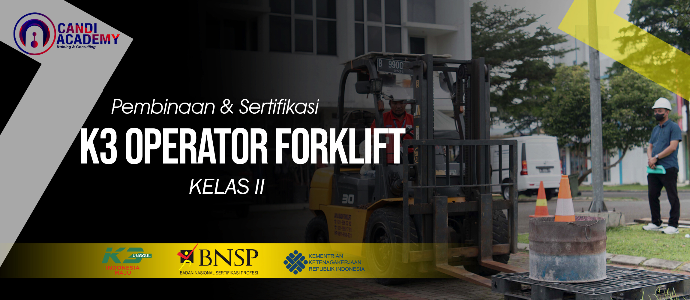 Pembinaan dan Sertifikasi K3 Operator Forklift Kelas II