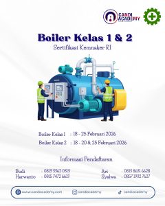 Pelatihan Boiler Kelas 1 dan 2